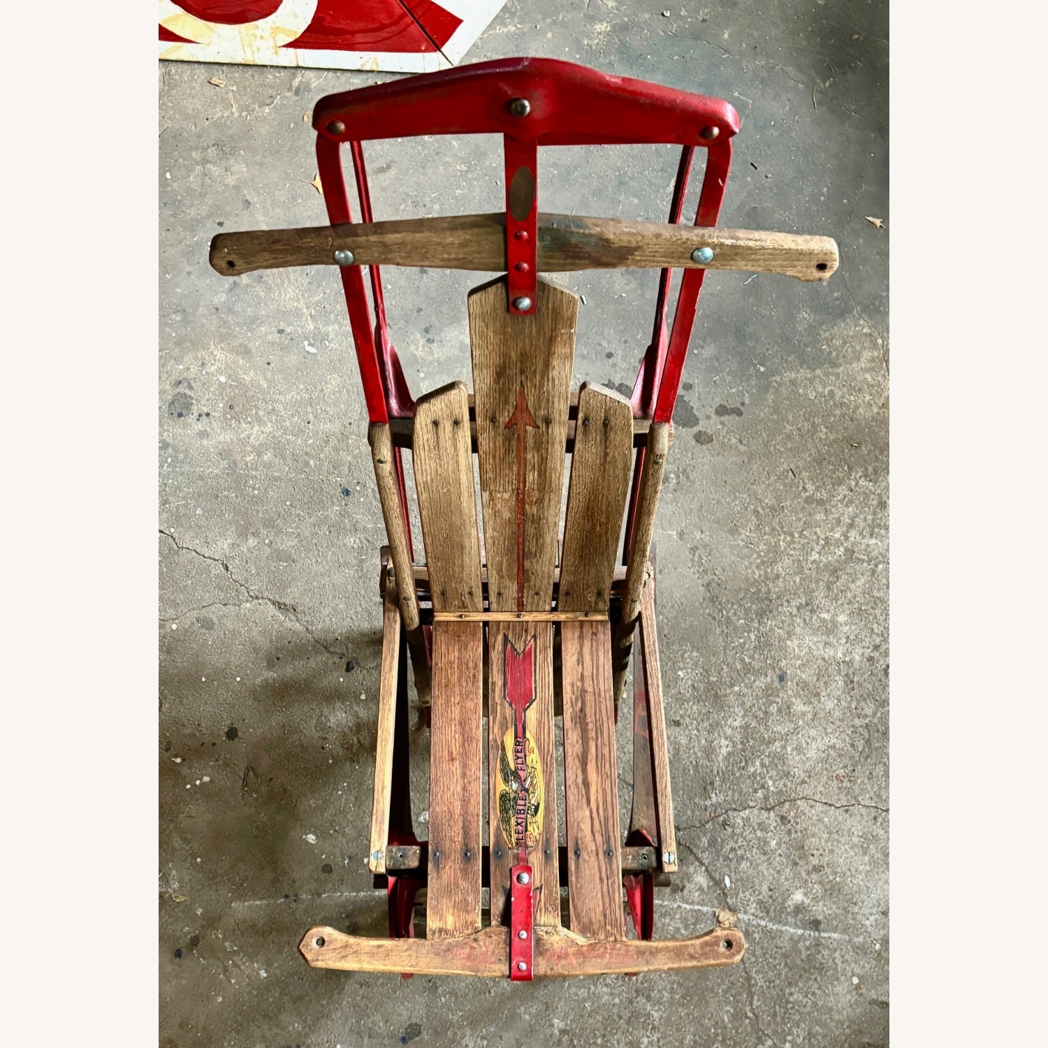 Dark Brown Wood Accent Chair - image-5