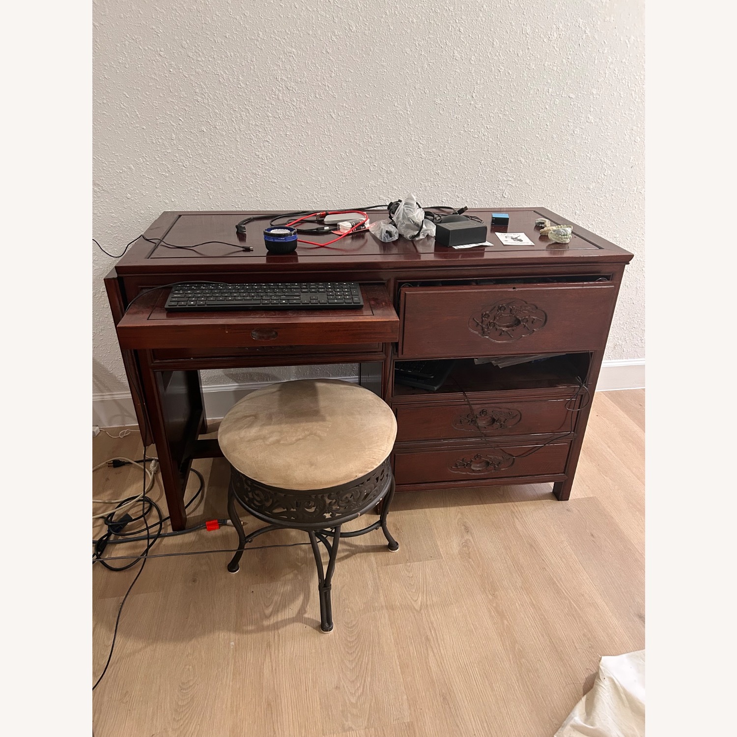 Dark Brown Desk - image-1