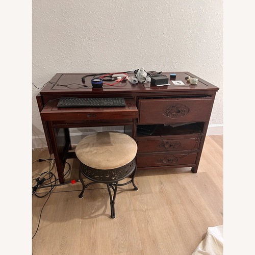 Used Dark Brown Desk for sale on AptDeco