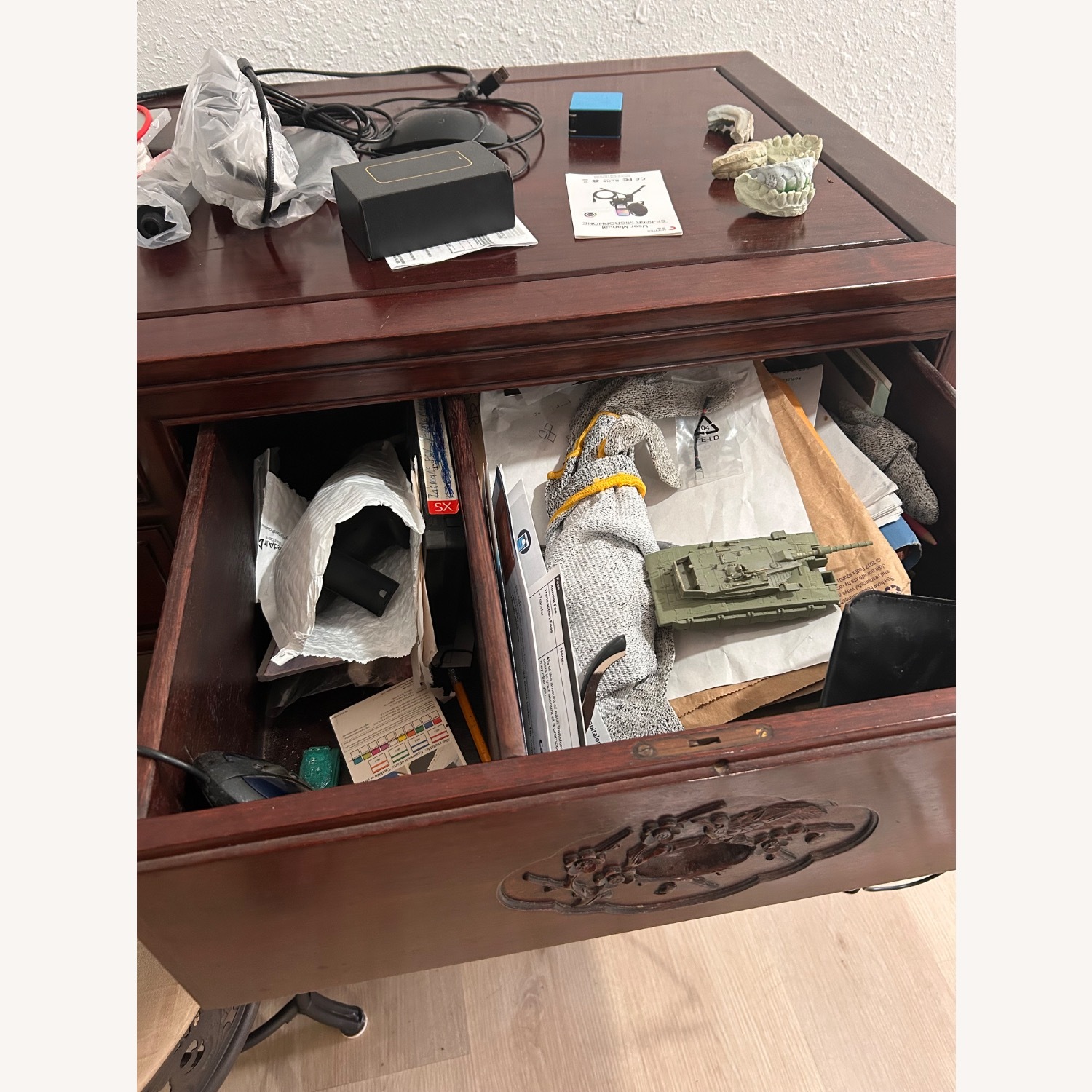 Dark Brown Desk - image-2