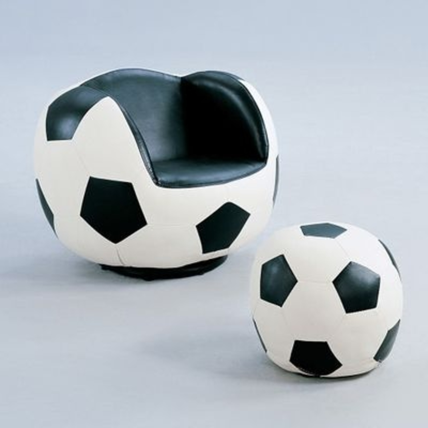 Kids Sports Zone Soccer Ball Chair - image-7