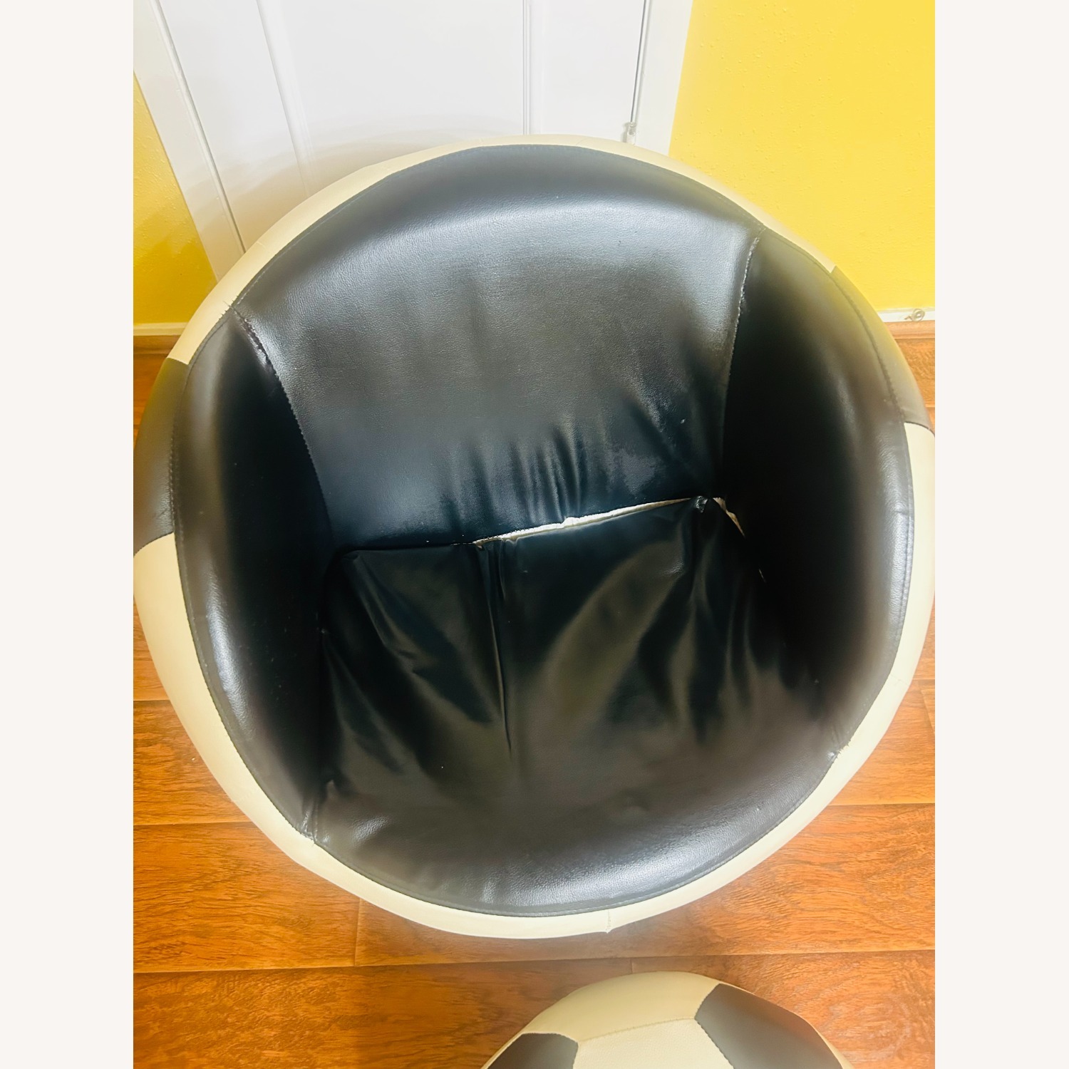 Kids Sports Zone Soccer Ball Chair - image-4