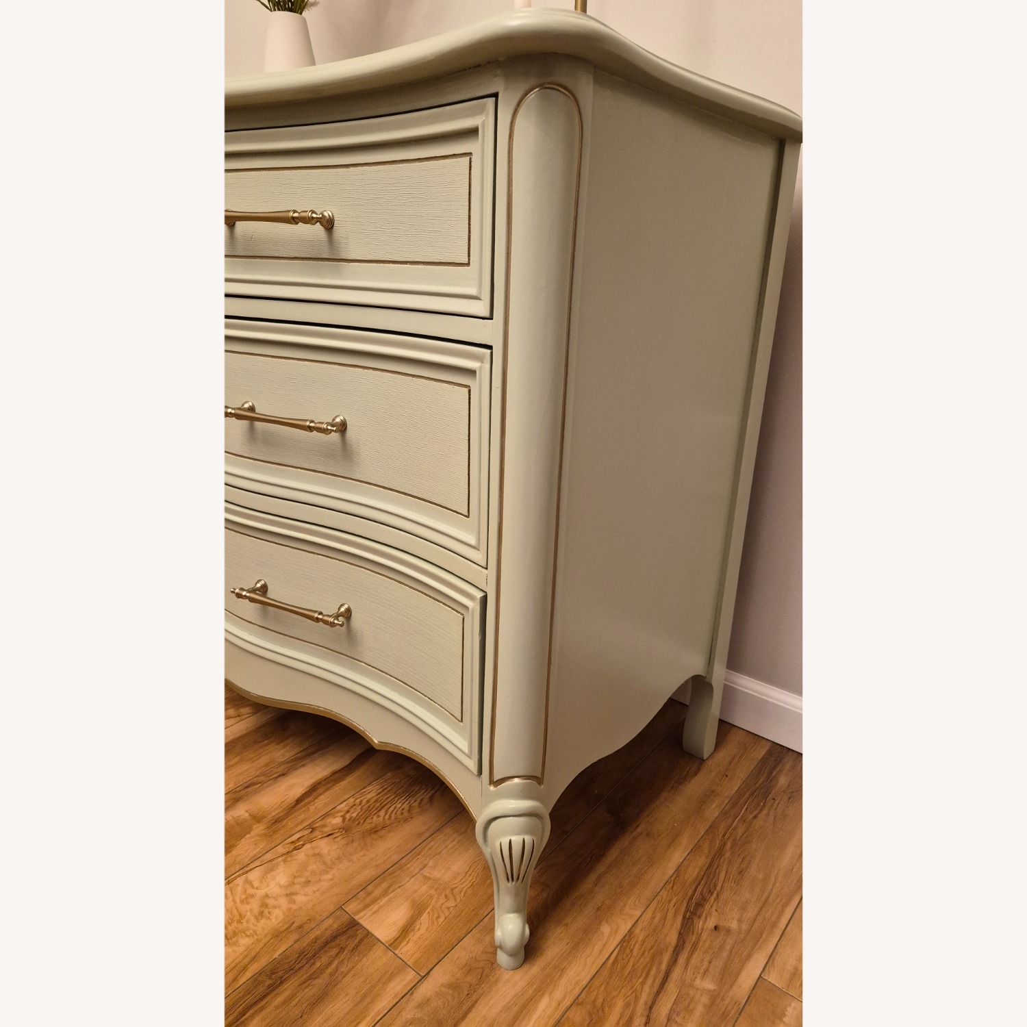 Vintage Dixie 9-Drawer Dresser in Sage Green - image-4