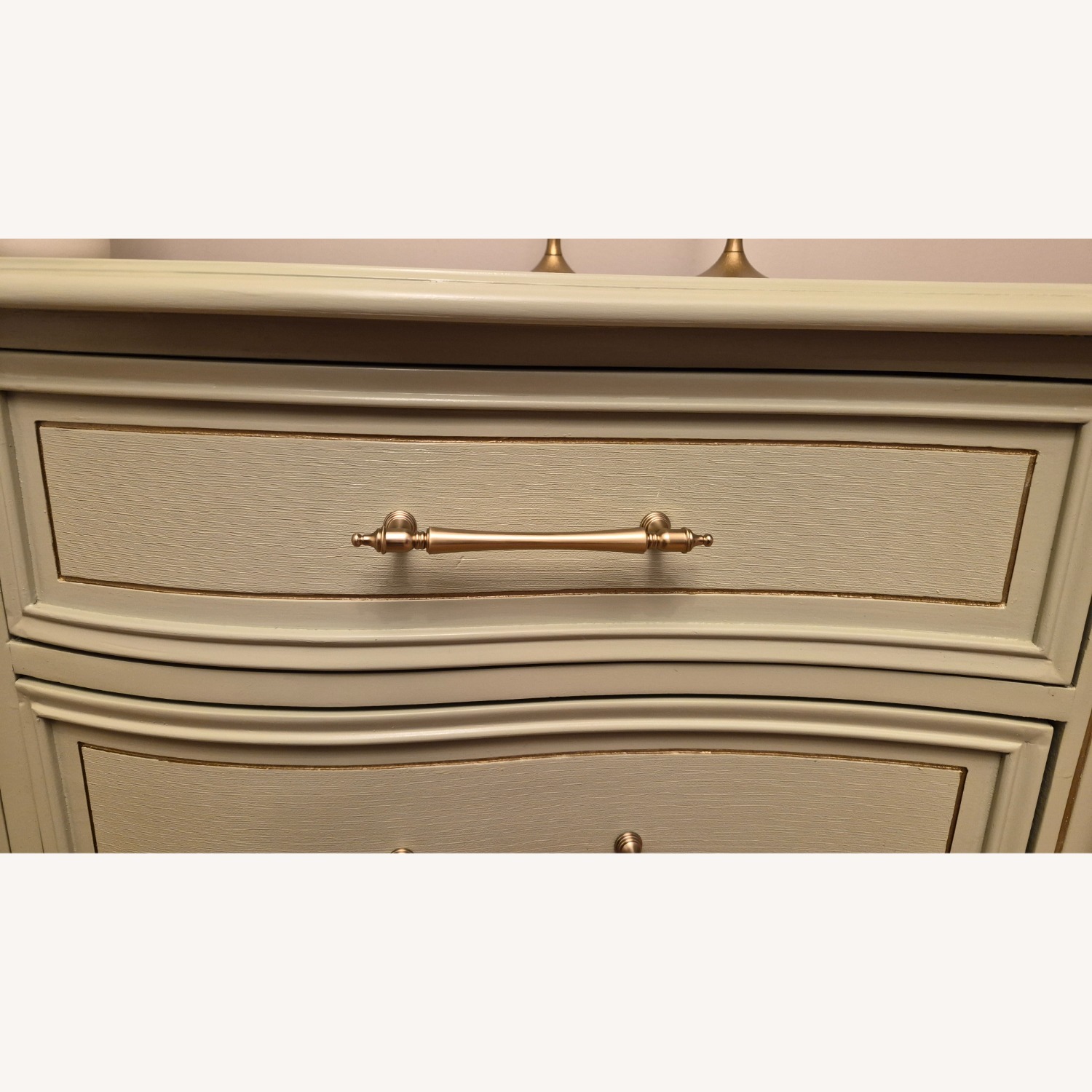 Vintage Dixie 9-Drawer Dresser in Sage Green - image-6