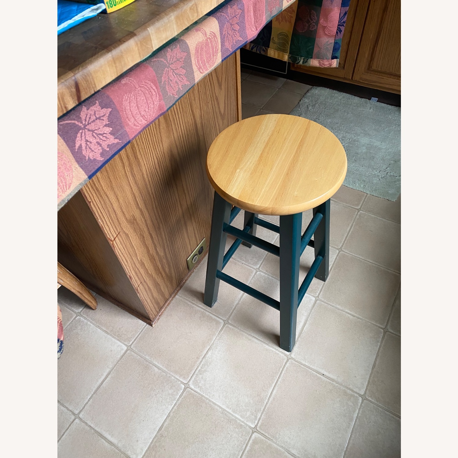 Green Wood Stools - image-5