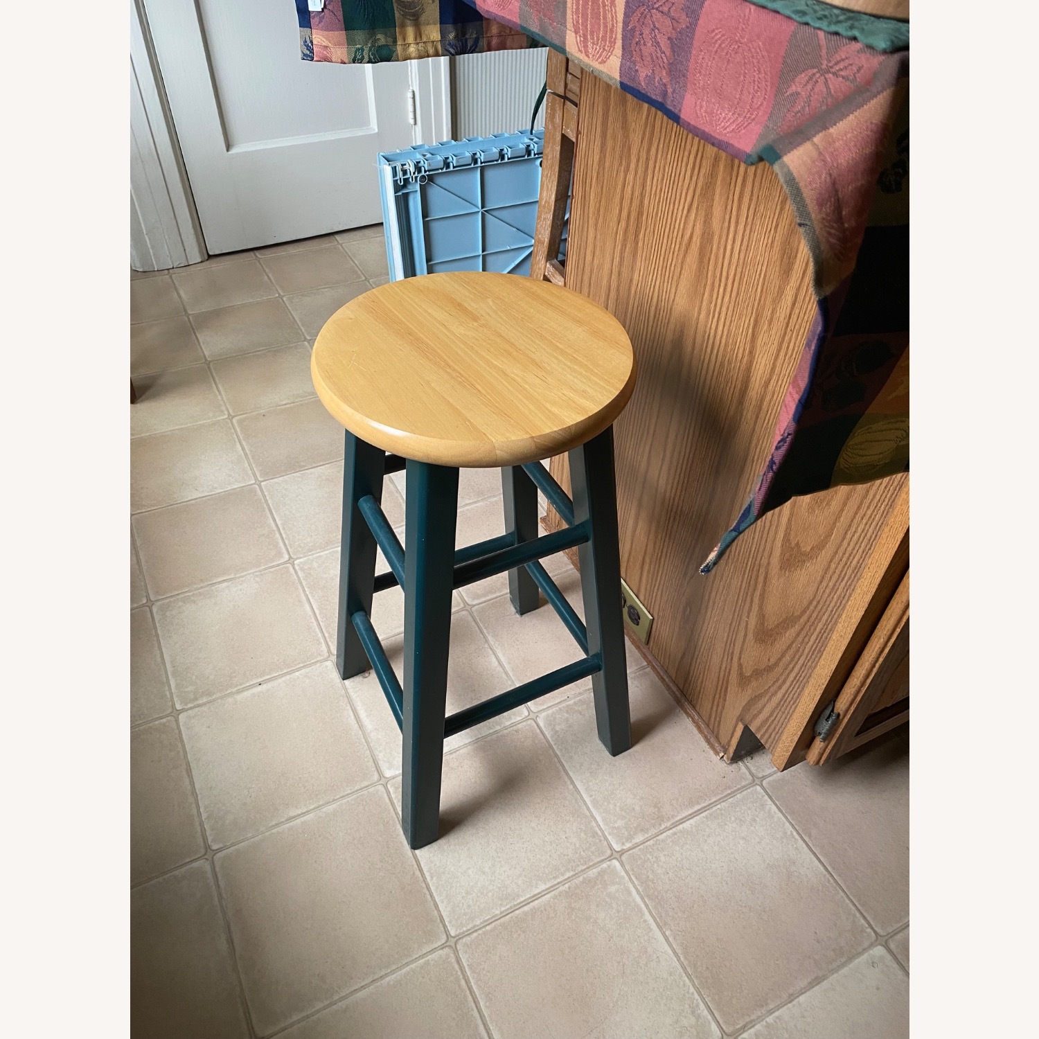 Green Wood Stools - image-3