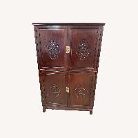 Oriental Furnishings Dark Brown Media Storage