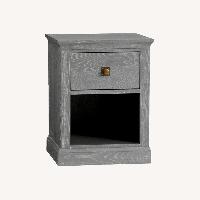 Pottery Barn Kids Dark Gray Wood Nightstands