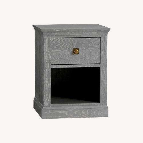 Used Pottery Barn Kids Dark Gray Wood Nightstands for sale on AptDeco