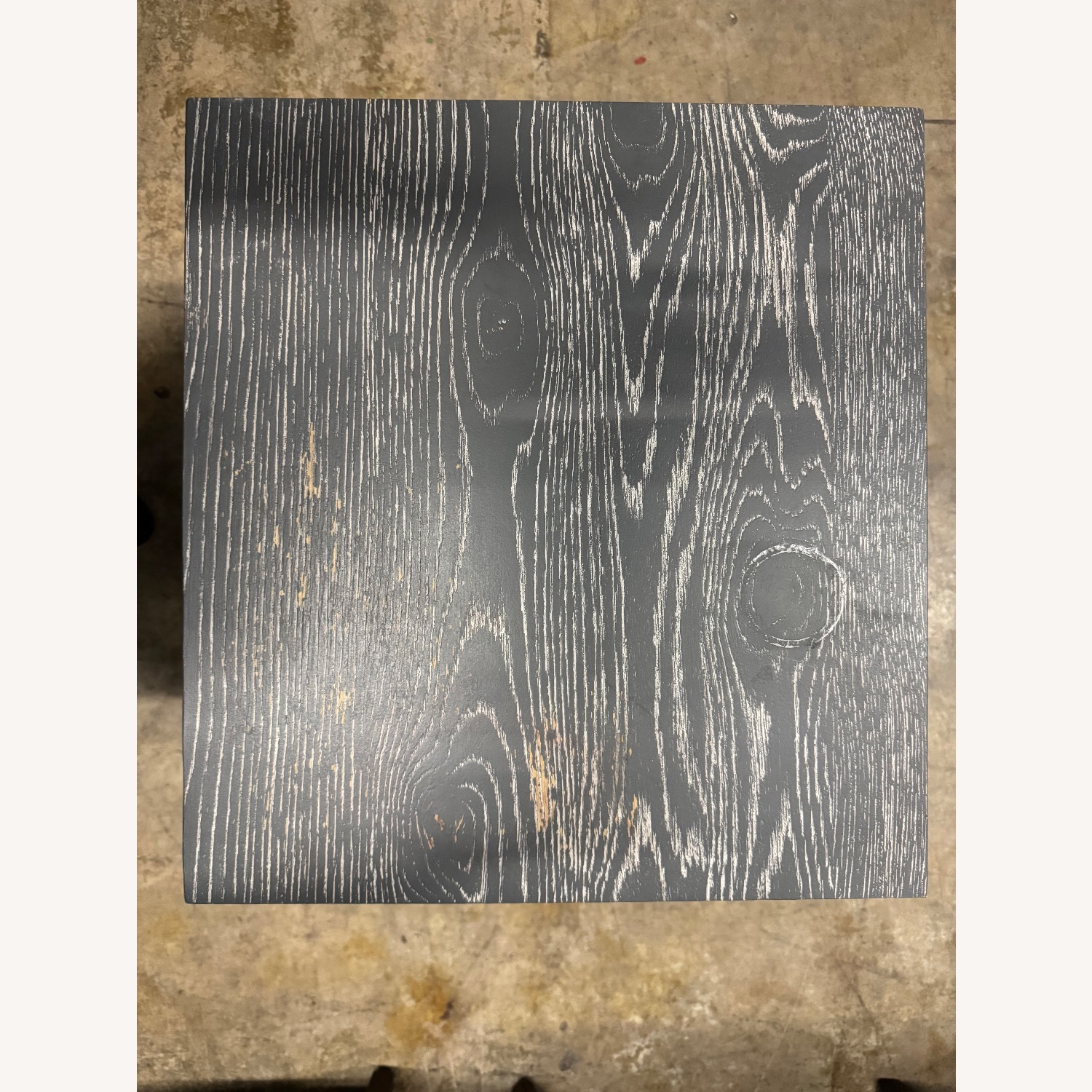 Pottery Barn Kids Dark Gray Wood Nightstands - image-1