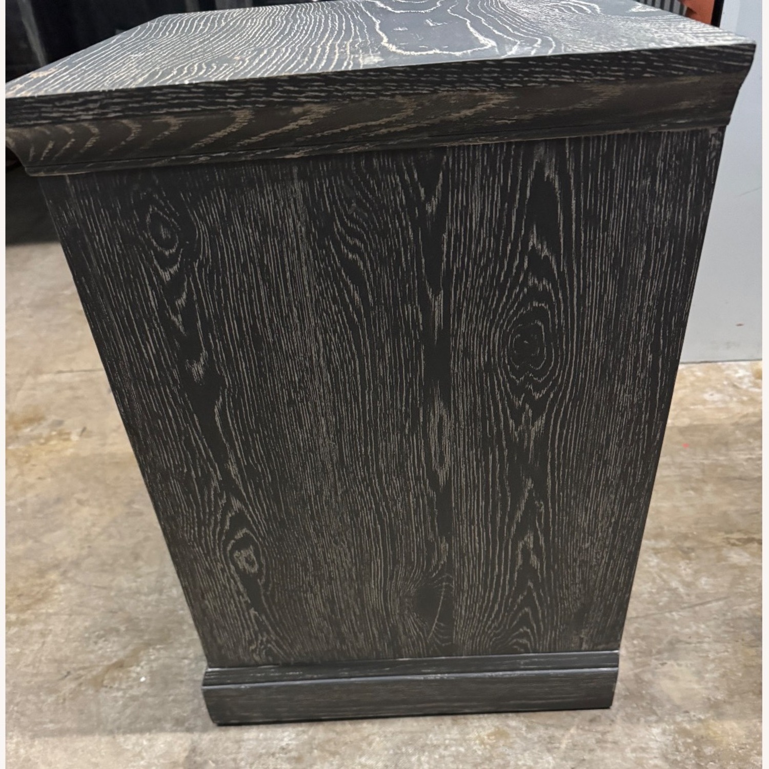 Pottery Barn Kids Dark Gray Wood Nightstands - image-9