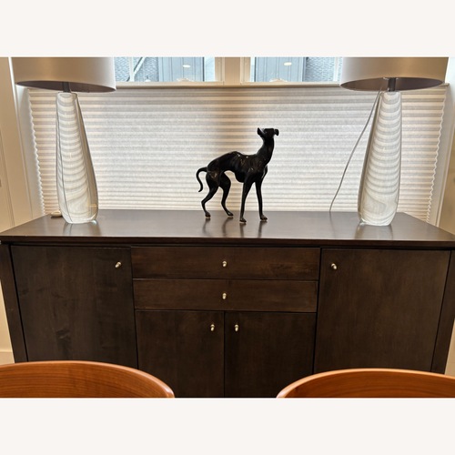 Used Dark Brown Wood Sideboard for sale on AptDeco
