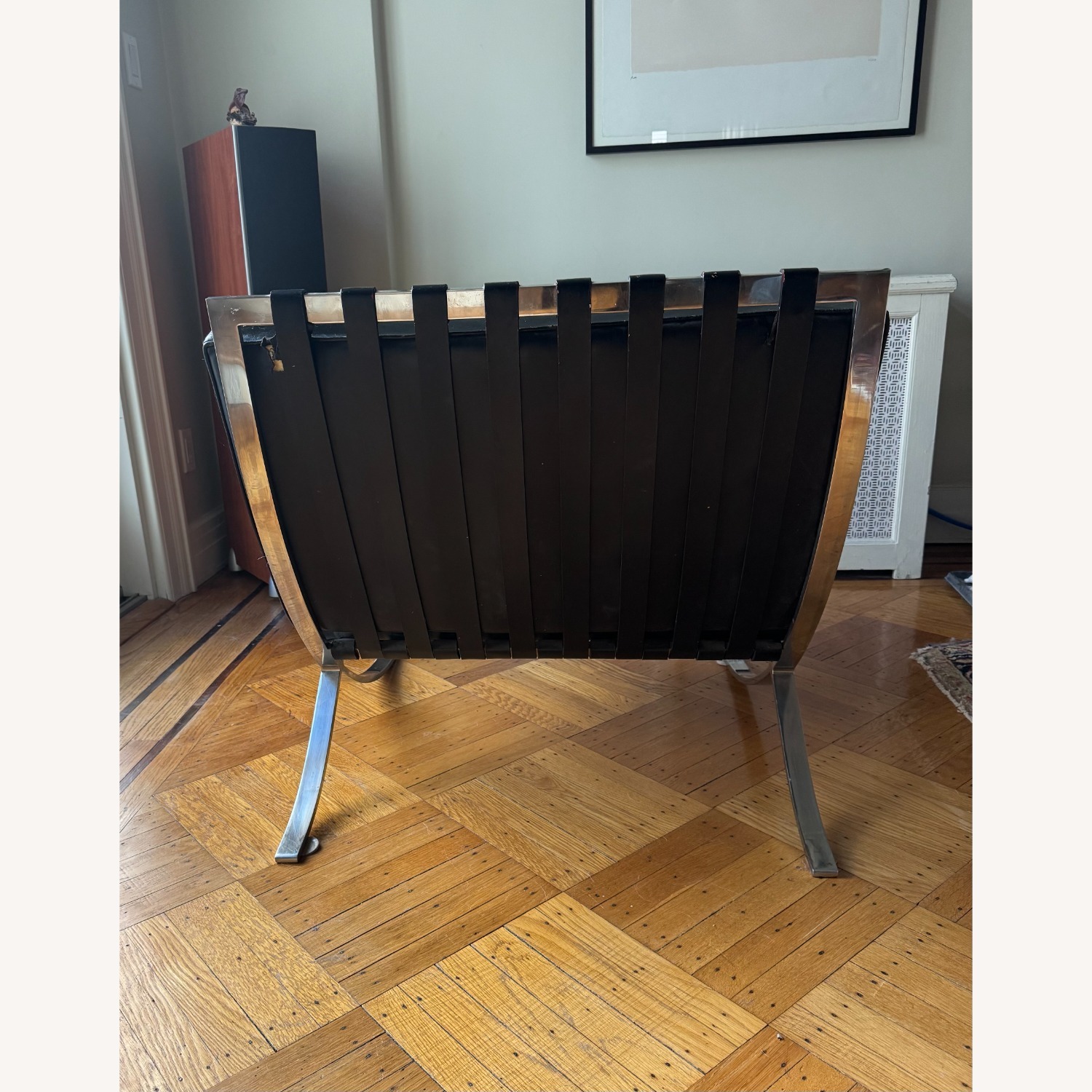 Knoll Black Leather Barcelona Benches - image-5