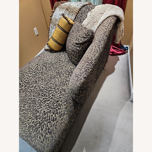 Used Black Fabric Chaise Lounge for sale on AptDeco