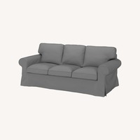 IKEA Uppland Dark Gray Slipcovered Sofa