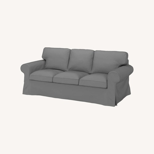 Used IKEA Uppland Dark Gray Slipcovered Sofa for sale on AptDeco