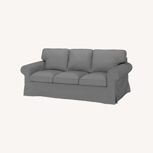 Used IKEA Uppland Dark Gray Slipcovered Sofa for sale on AptDeco