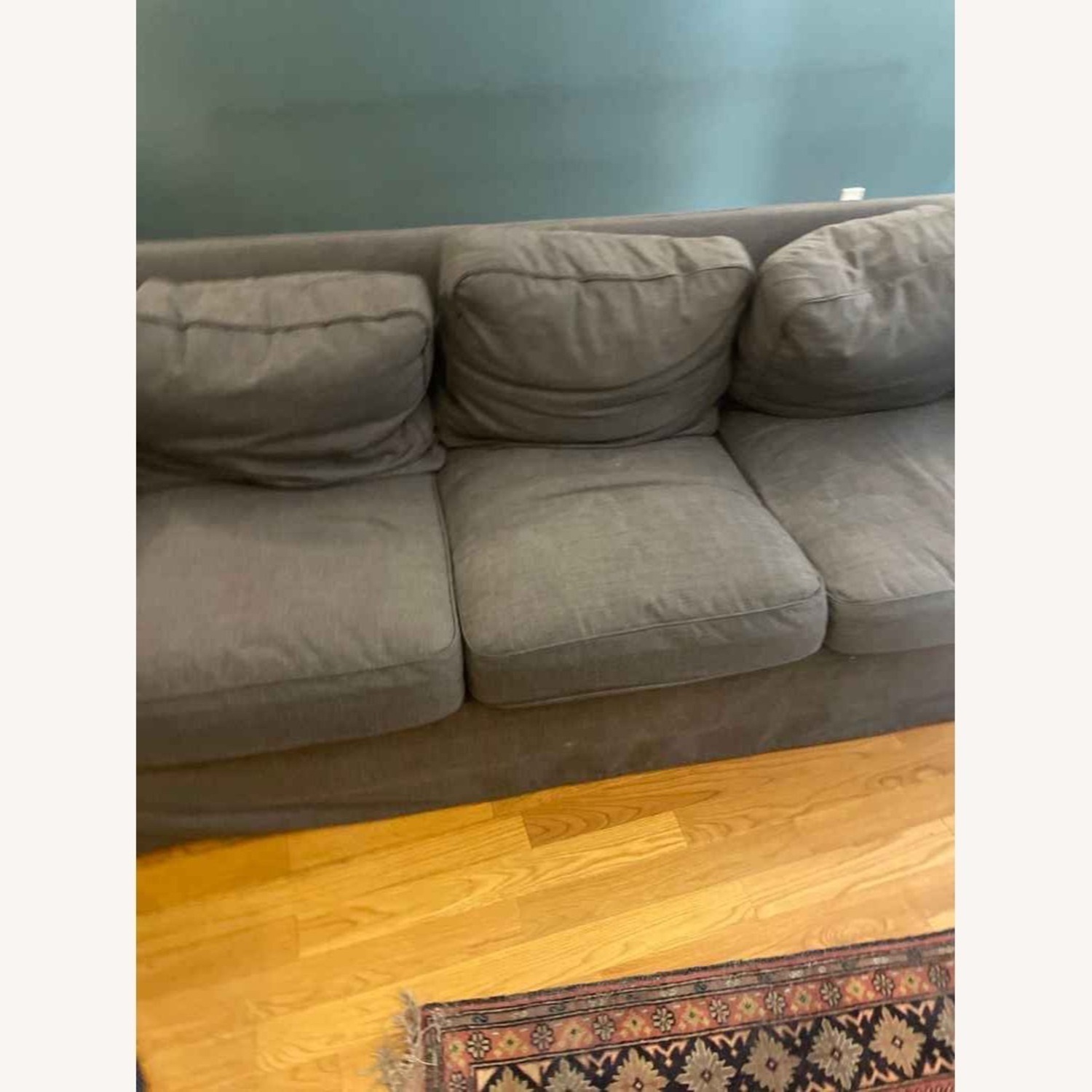 IKEA Uppland Dark Gray Slipcovered Sofa - image-4