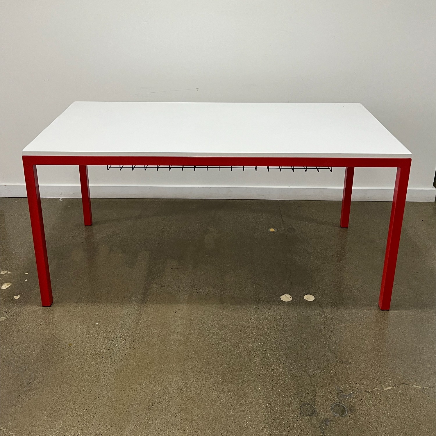 Room & Board Red Steel Dining Table - image-2