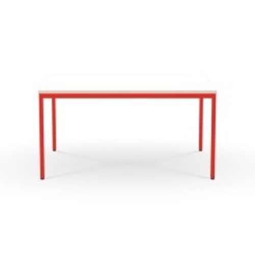 Used Room & Board Red Steel Dining Table for sale on AptDeco