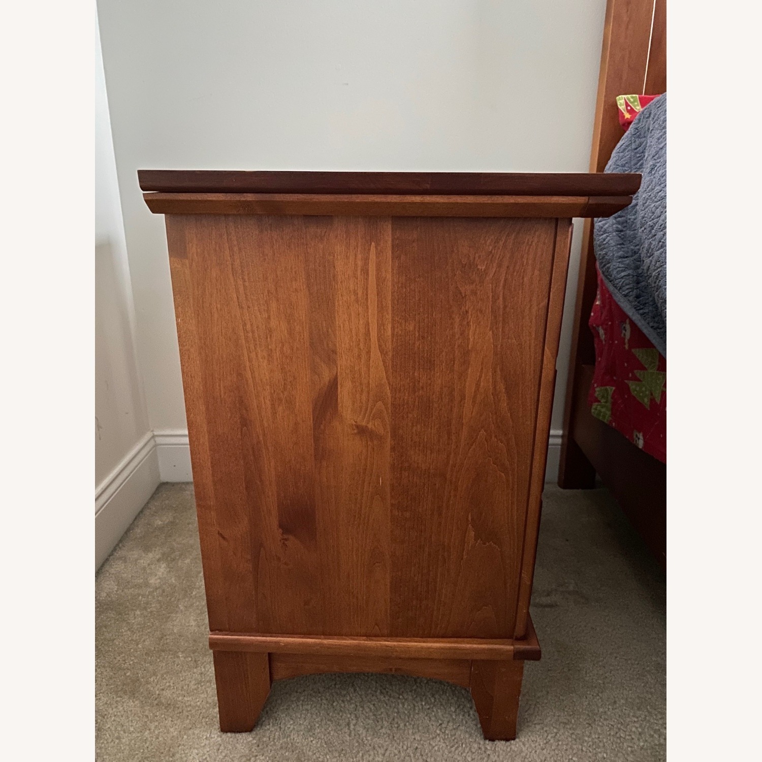 Pine Wood Nightstand  - image-2