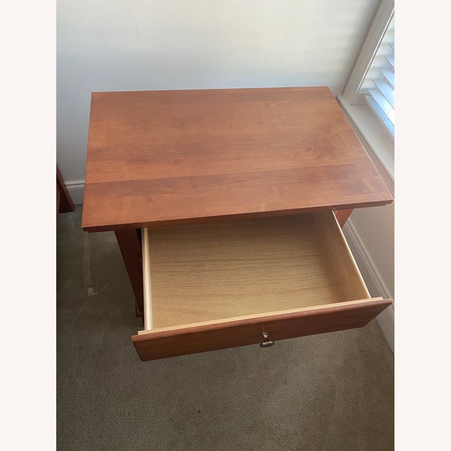 Pine Wood Nightstand  - image-3