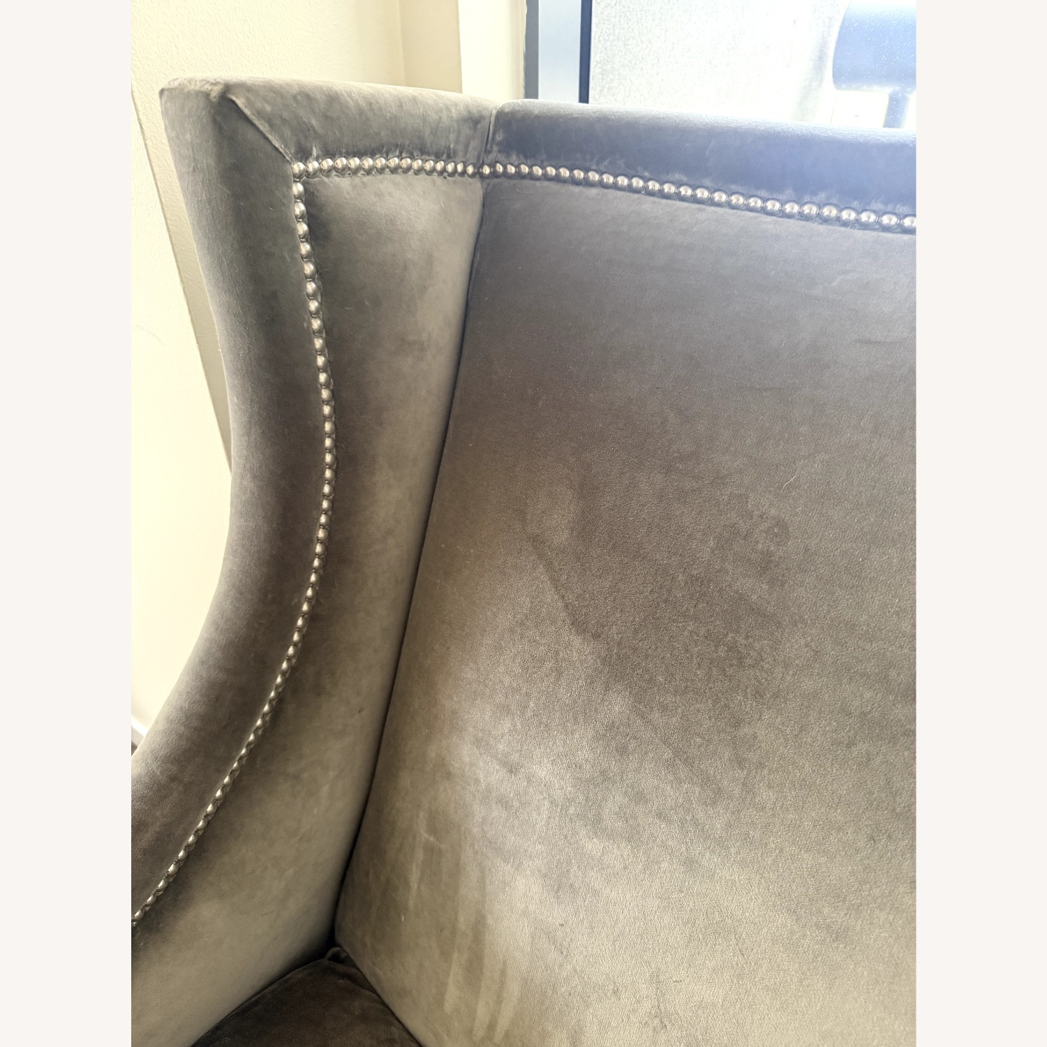 HD Buttercup Dark Gray Armchair - image-3