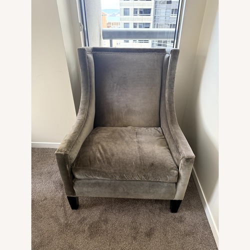 Used HD Buttercup Dark Gray Armchair for sale on AptDeco
