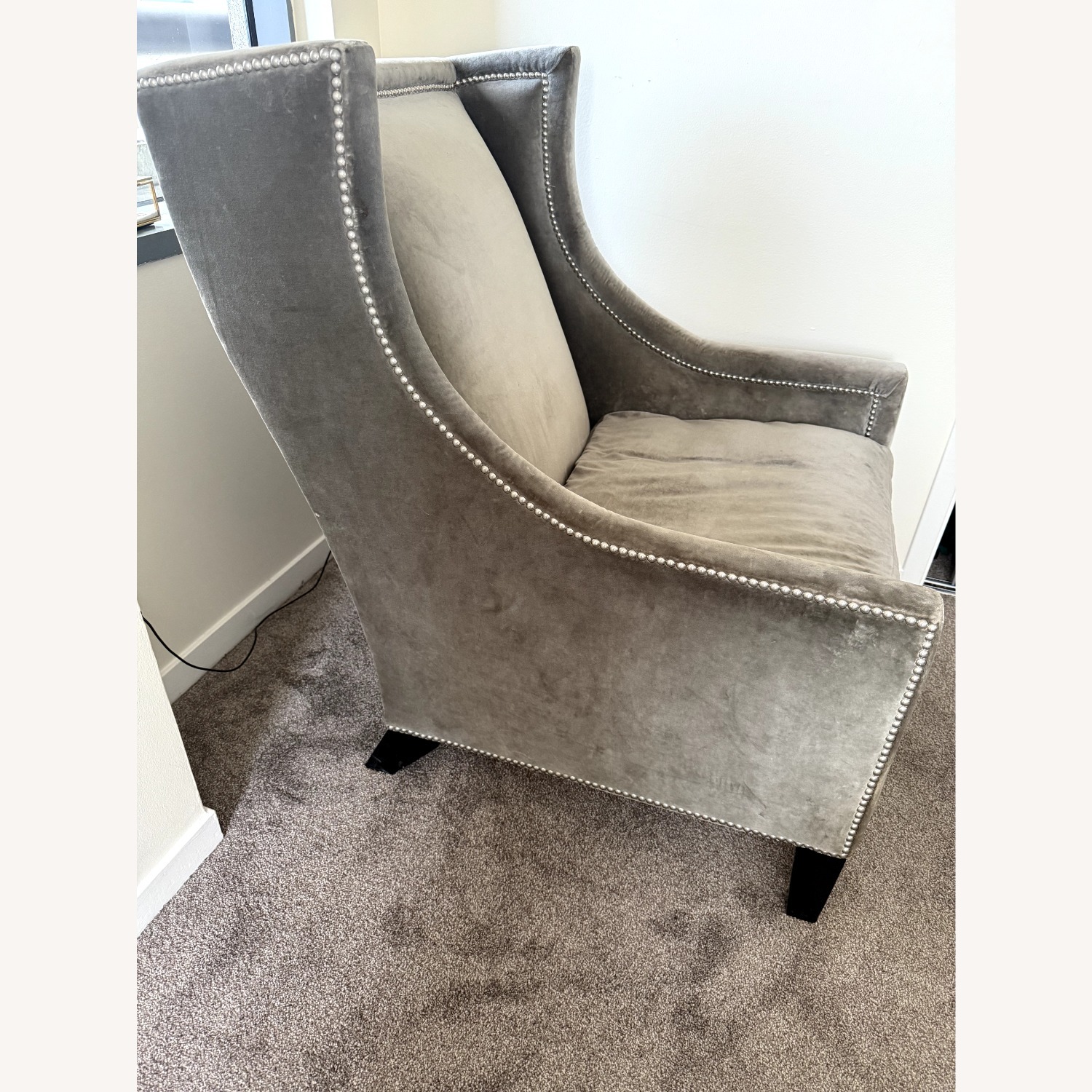 HD Buttercup Dark Gray Armchair - image-2