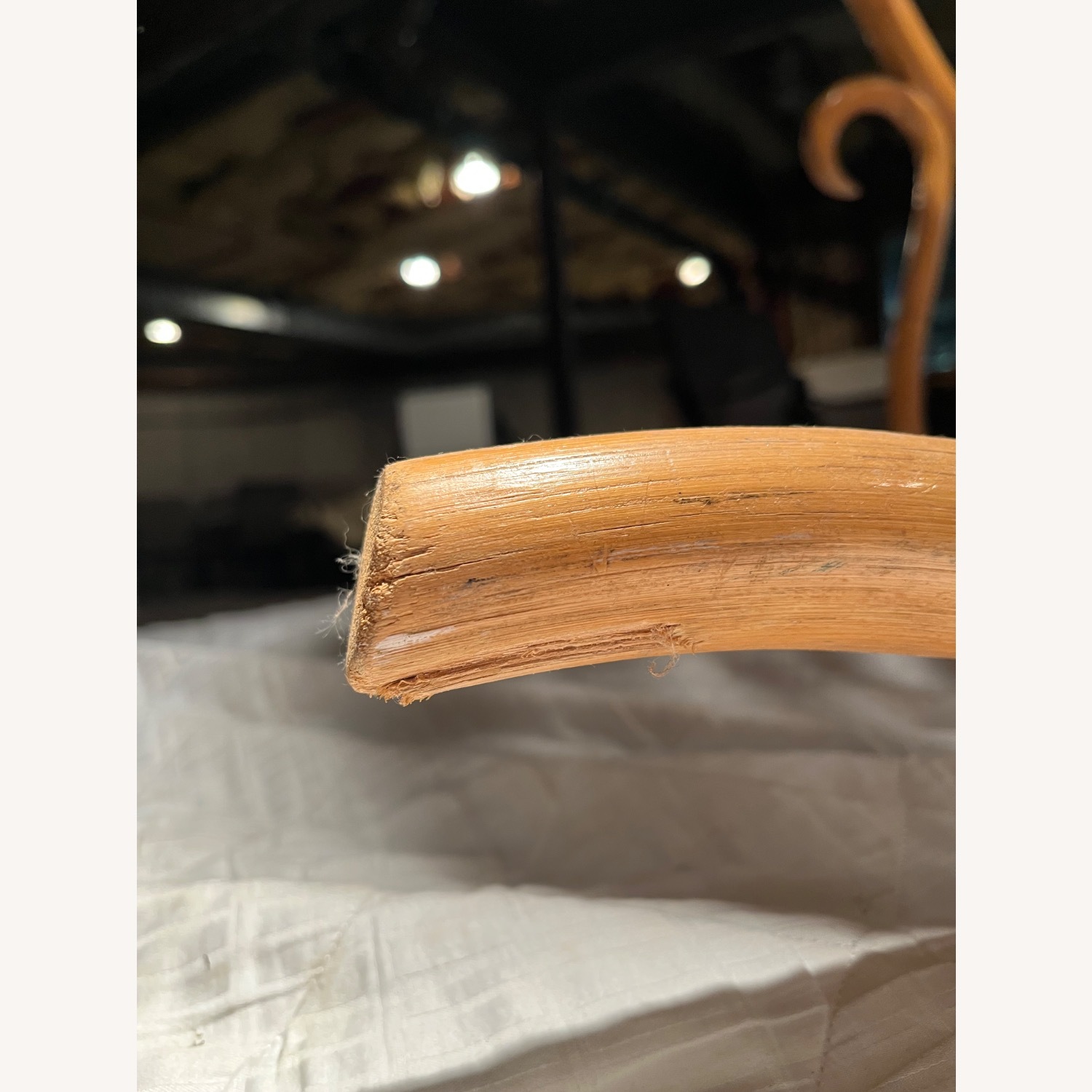 Vintage/Antique Finds Natural Wood Accent Chair - image-2