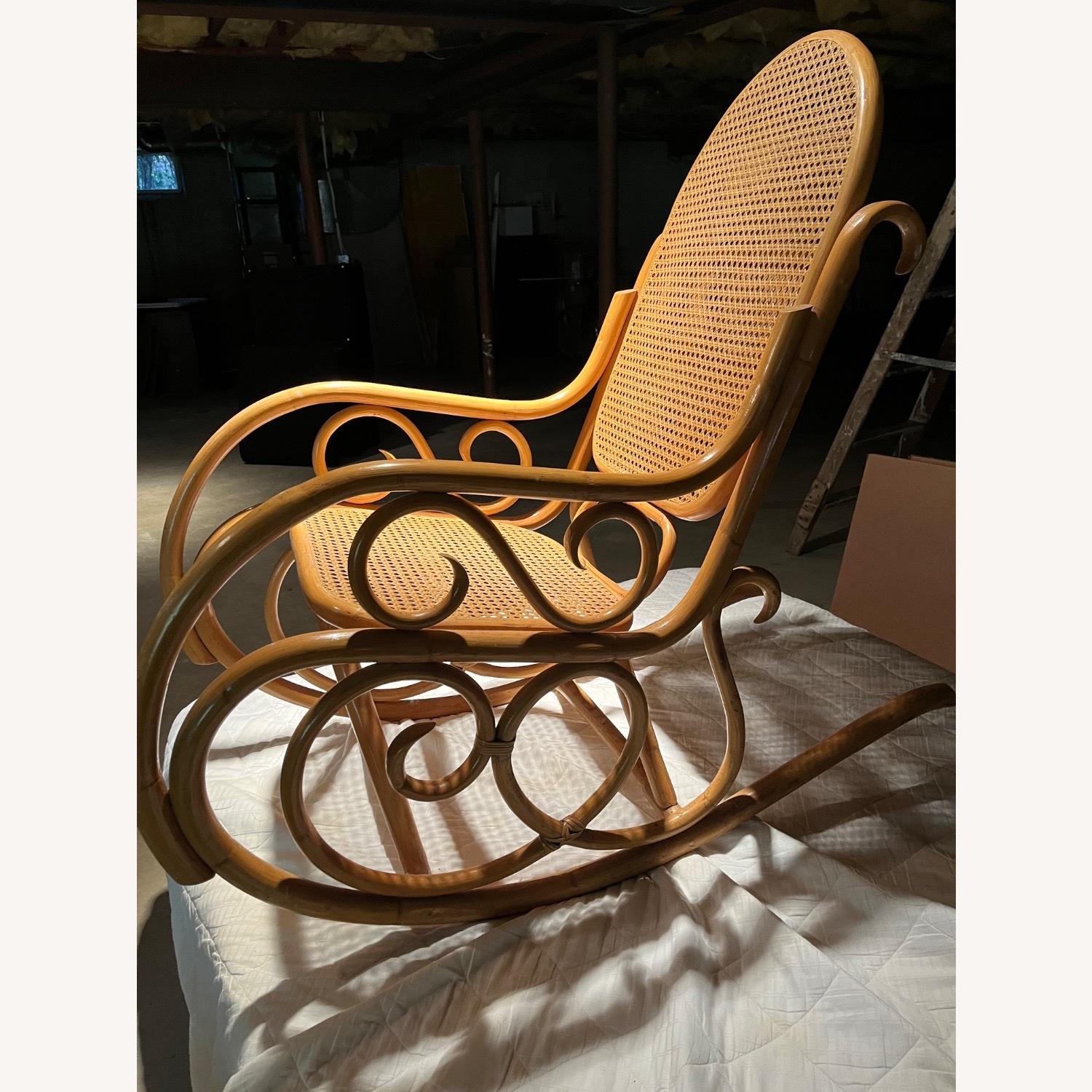 Vintage/Antique Finds Natural Wood Accent Chair - image-3