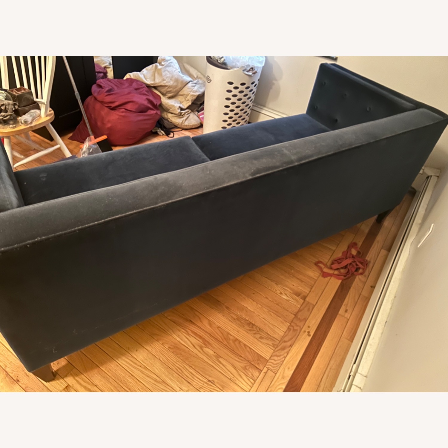 Crate & Barrel Aiden Velvet 3+ Seater Sofa - image-4