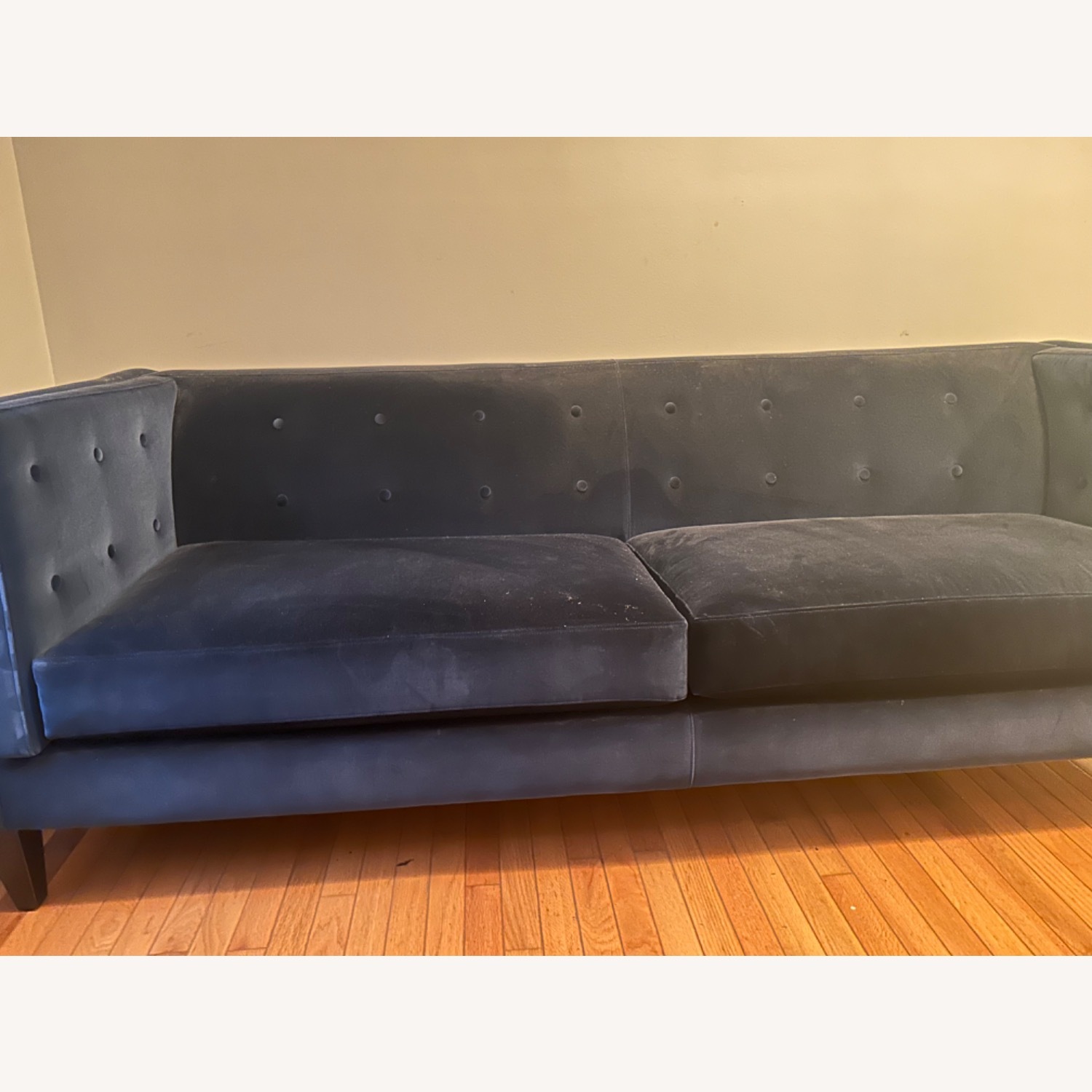 Crate & Barrel Aiden Velvet 3+ Seater Sofa - image-0