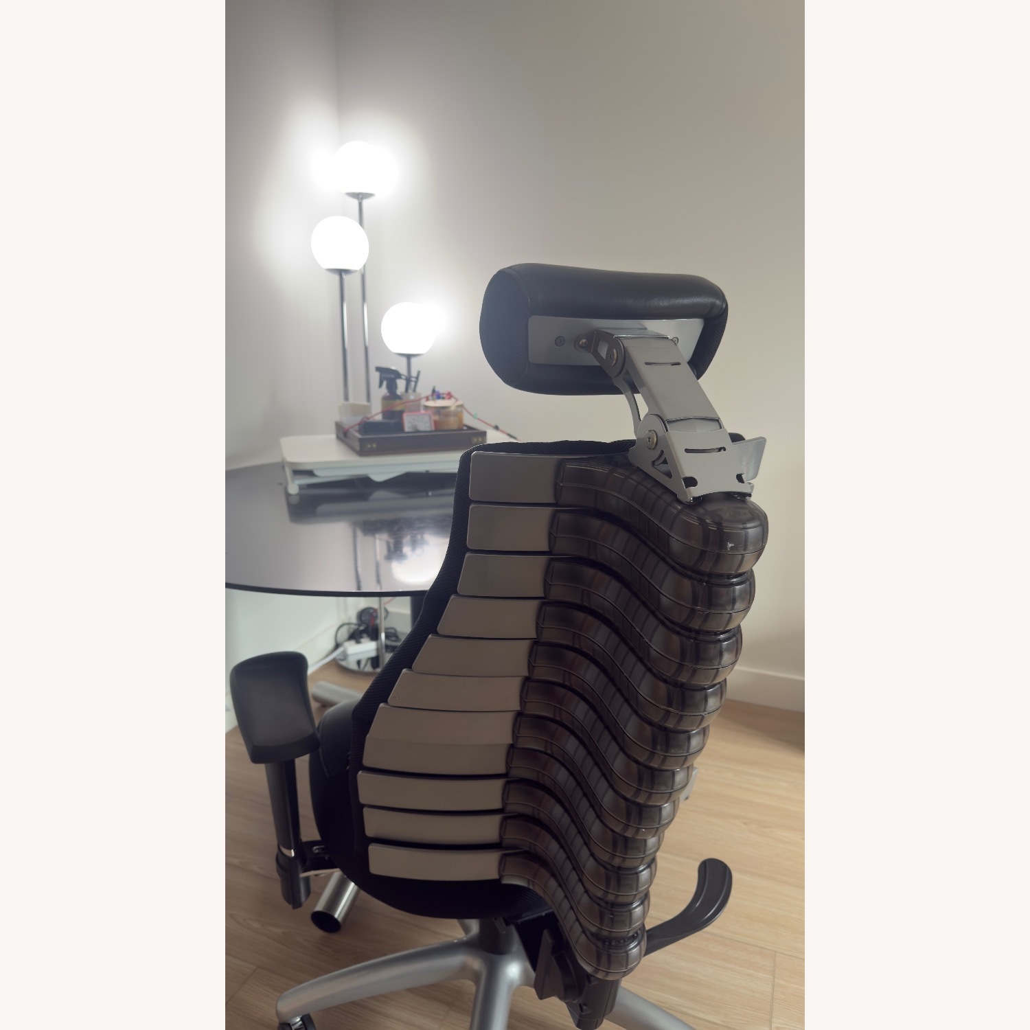 Verte Black Leather Office Chair - image-2