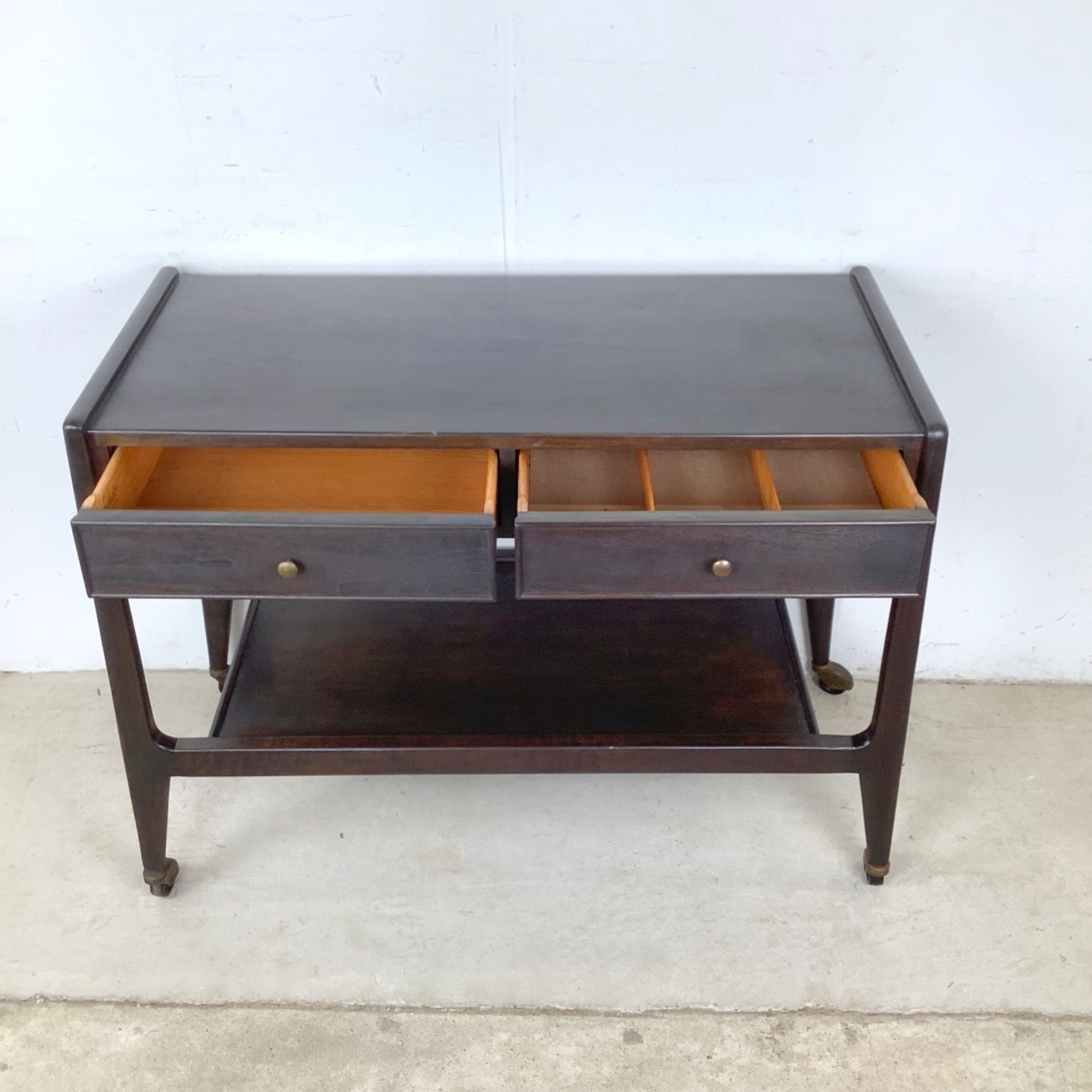 Mid-Century Mt. Airy "Facade" Bar or Serving Cart - image-6