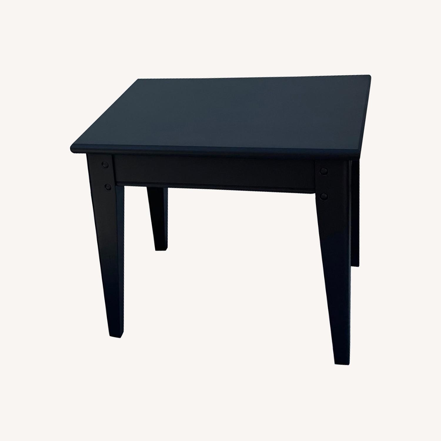 Black Wood Side Tables - image-0