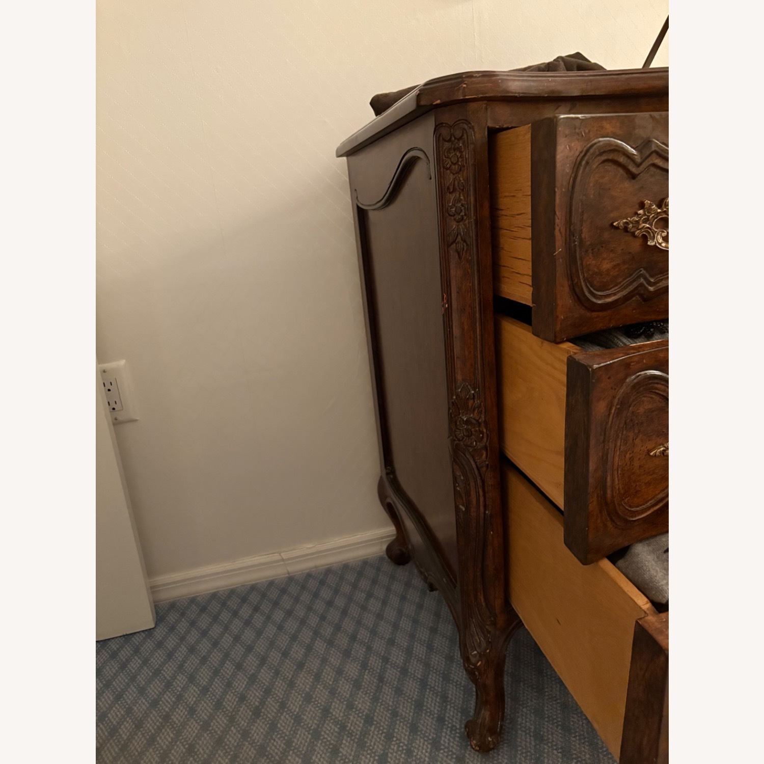 Louis Mittman Carved Walnut Dresser - image-11