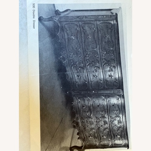 Used Louis Mittman Carved Walnut Dresser for sale on AptDeco