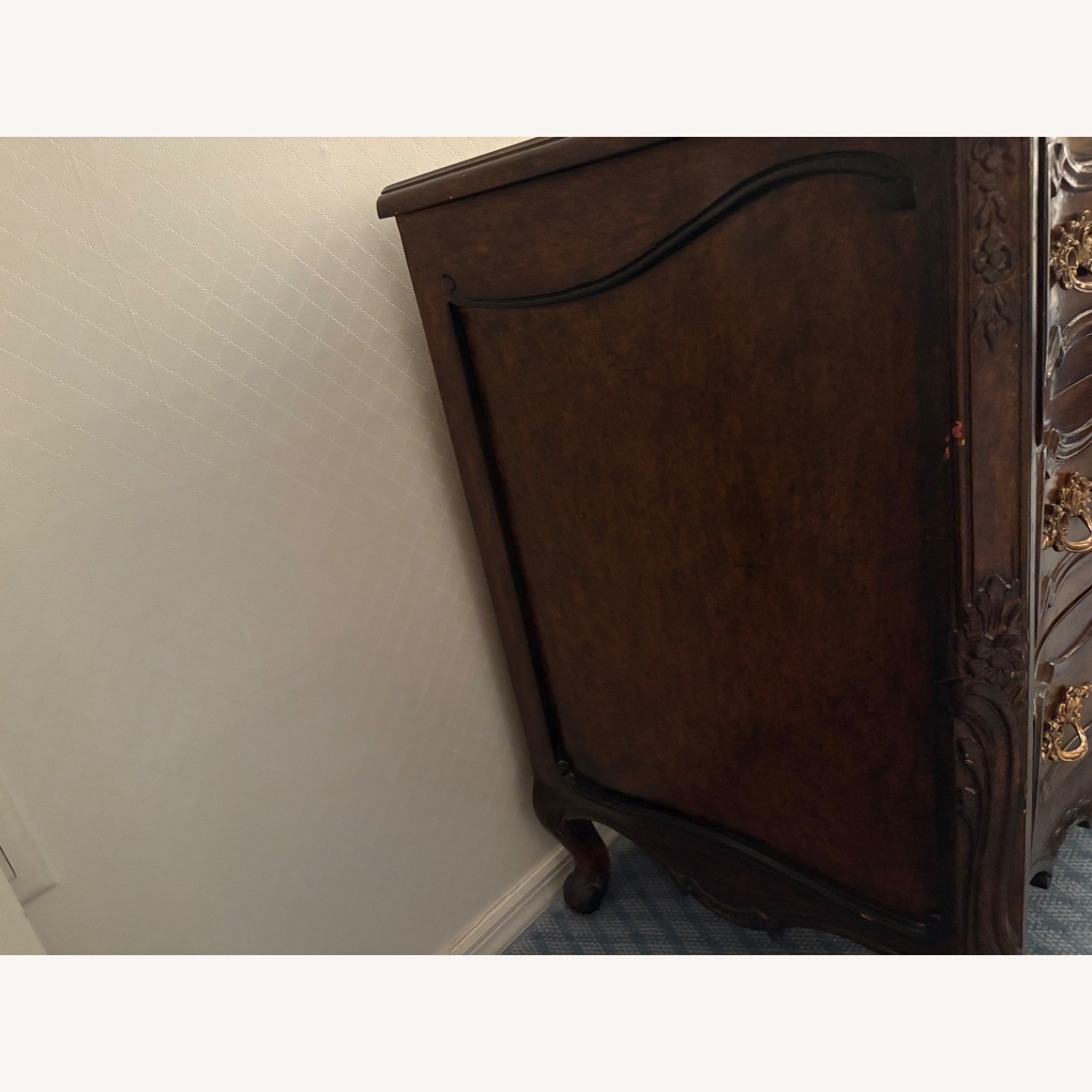 Louis Mittman Carved Walnut Dresser - image-14