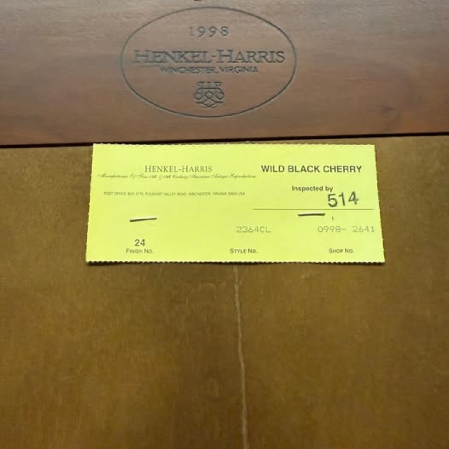 Elegant Henkel Harris Wild Black Cherry Breakfront - image-1