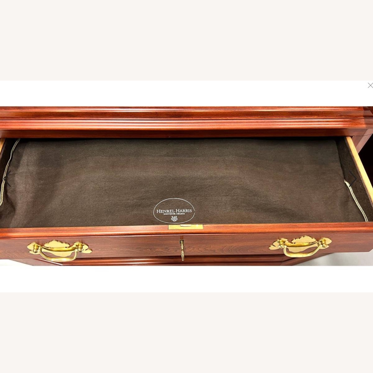 Elegant Henkel Harris Wild Black Cherry Breakfront - image-6