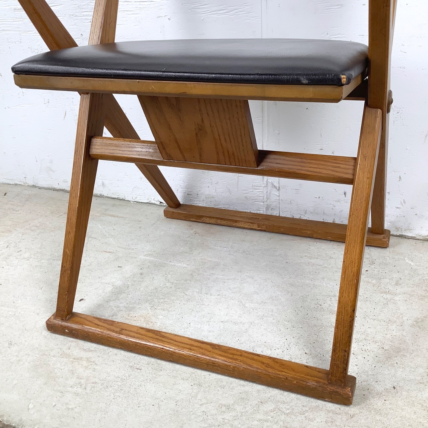 Drexel Vintage Campaign Chair, Rounded Back - image-11