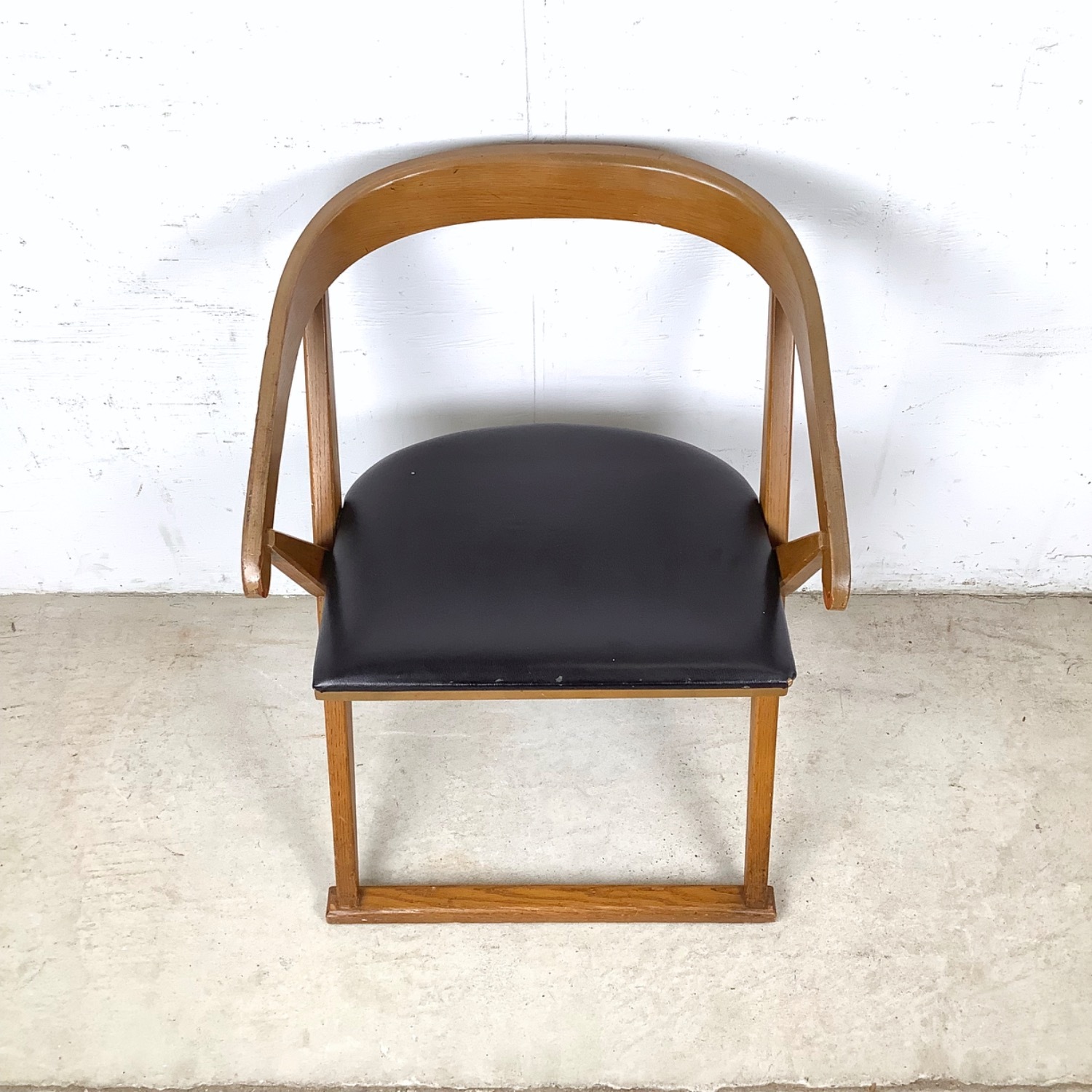 Drexel Vintage Campaign Chair, Rounded Back - image-1