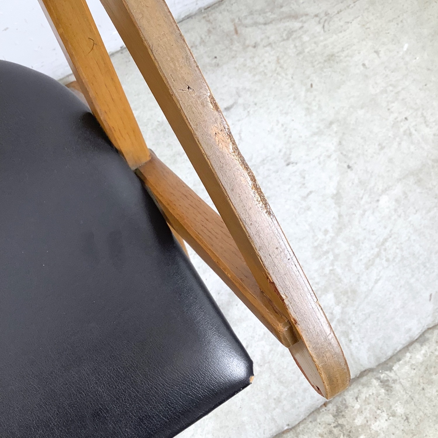 Drexel Vintage Campaign Chair, Rounded Back - image-13