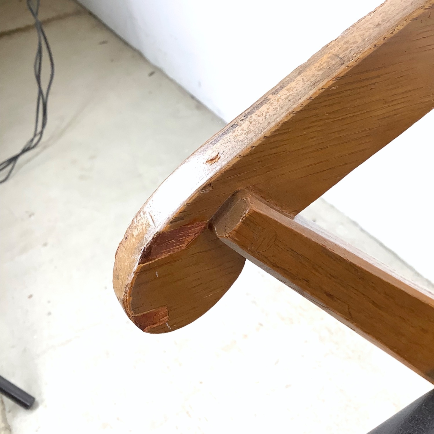 Drexel Vintage Campaign Chair, Rounded Back - image-14