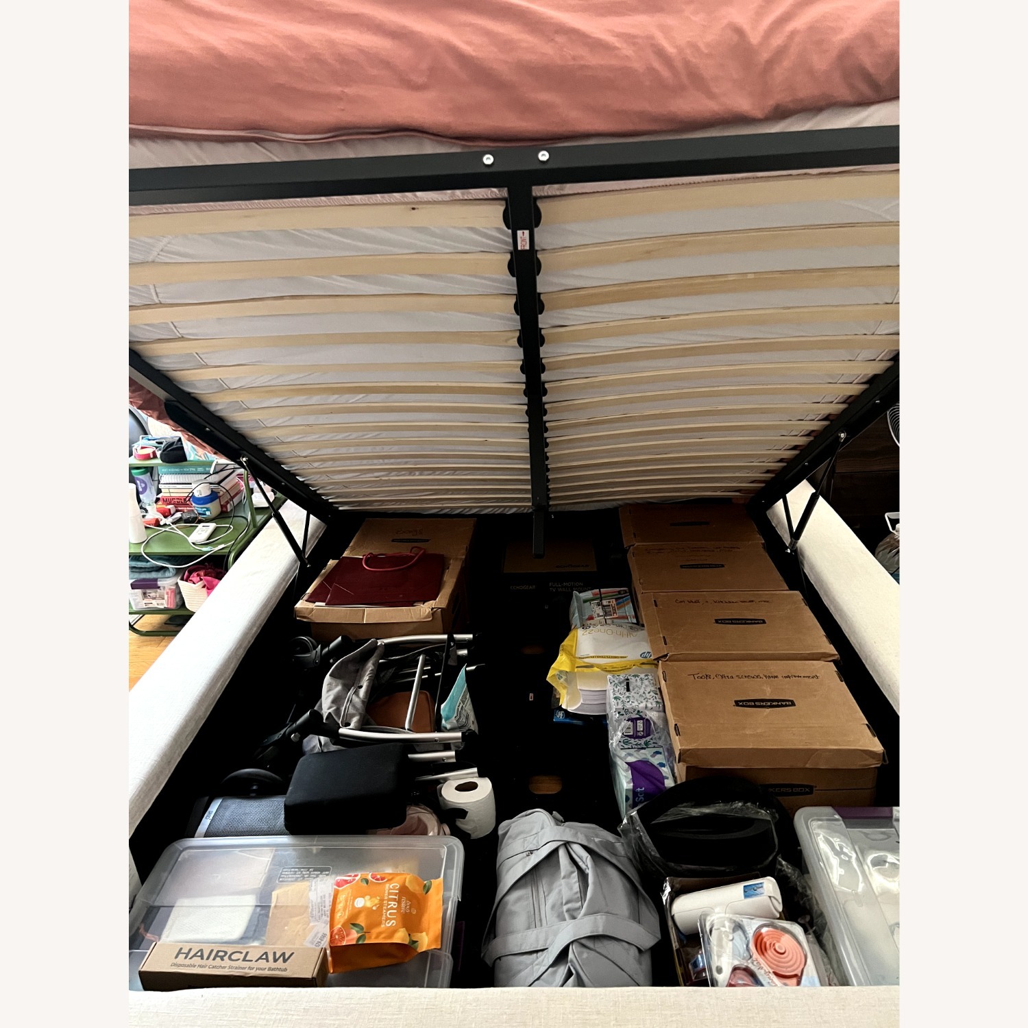 Castlery Dawson Beach Linen Fabric Queen Bed - image-4