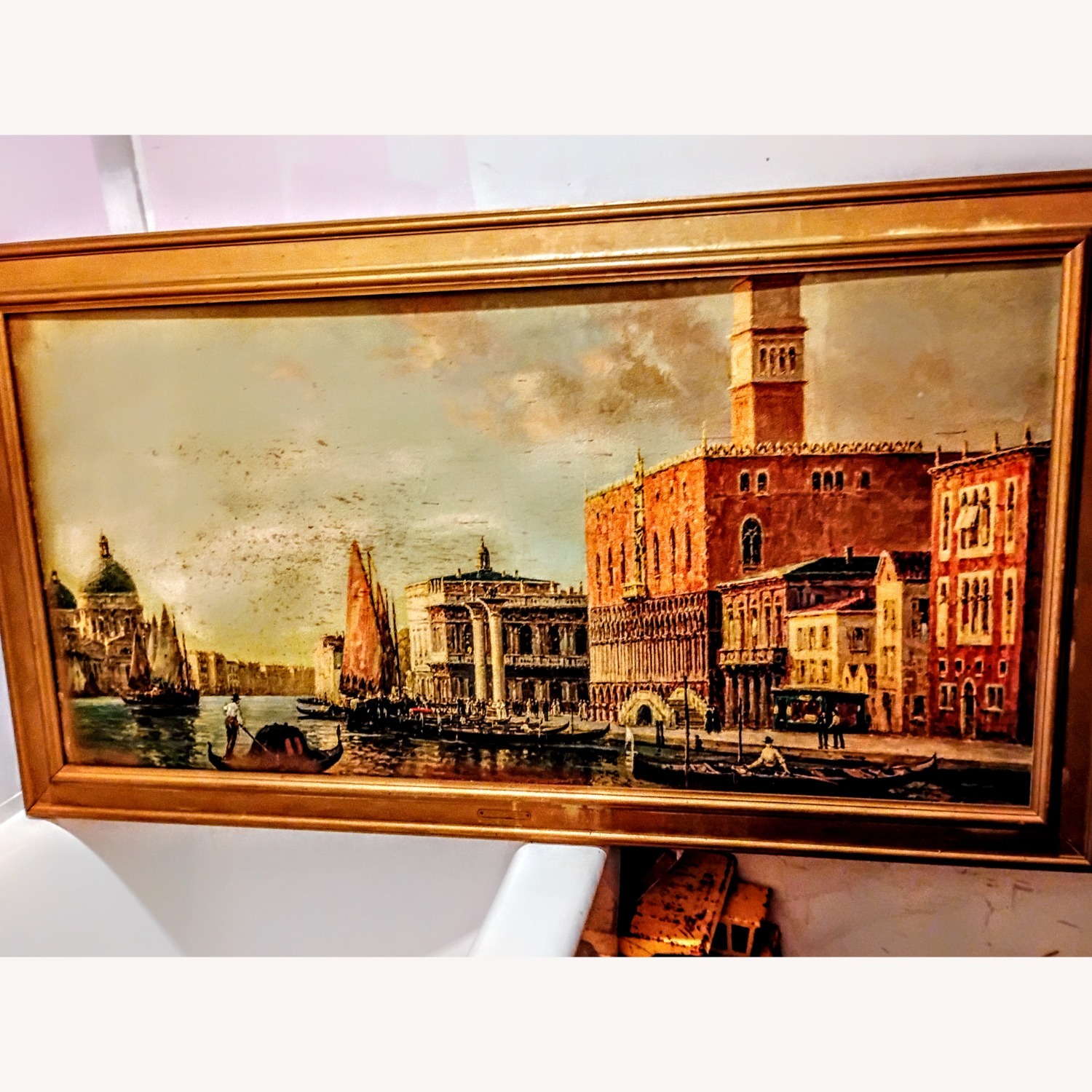 Vintage/Antique Natural Wood Wall Art - image-7