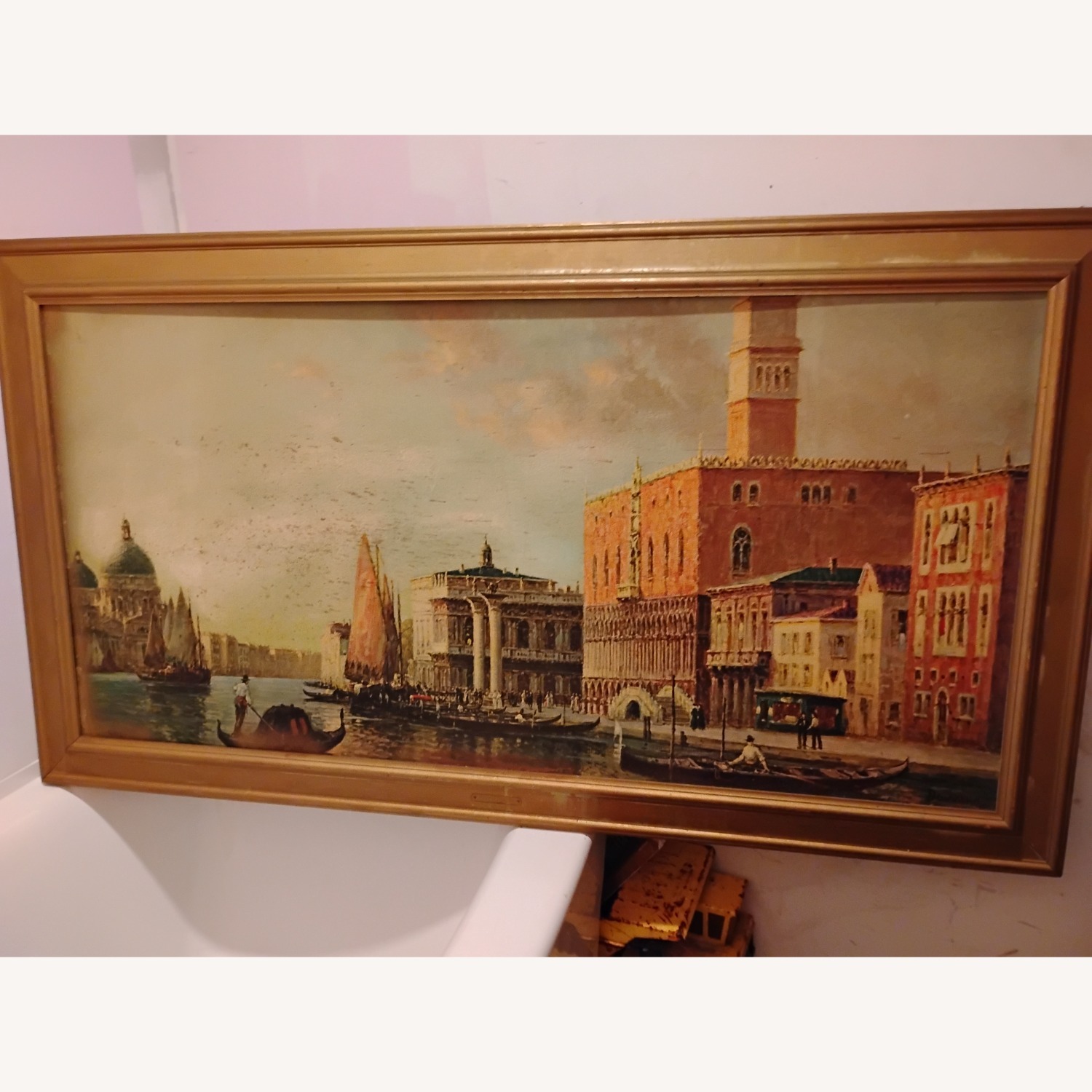 Vintage/Antique Natural Wood Wall Art - image-2