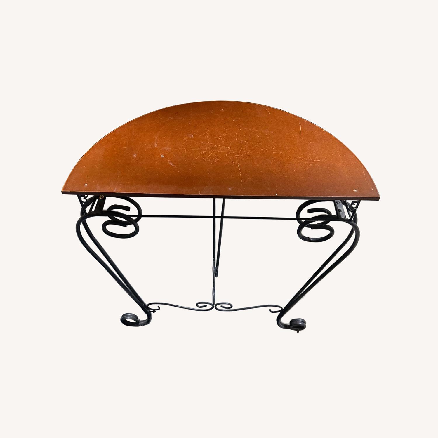 Vintage/Antique Light Brown Wood Coffee Table - image-0