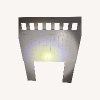 White Wood Headboard